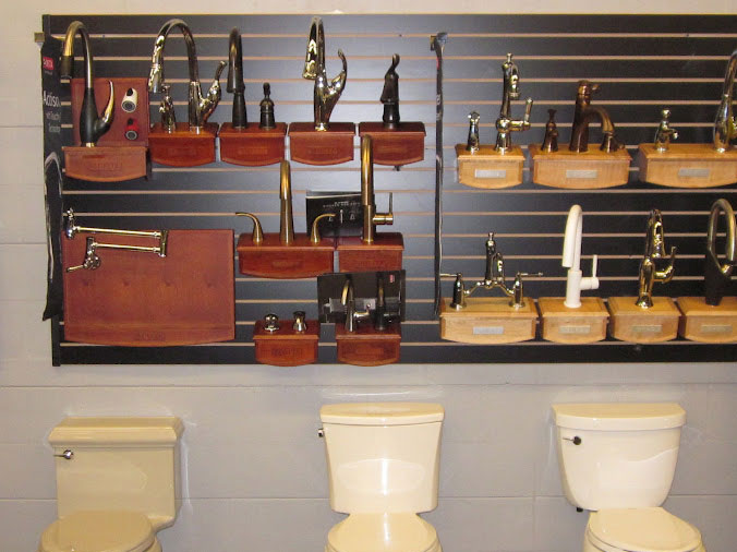 Kitchen sink faucets on display at Hughes Daytona