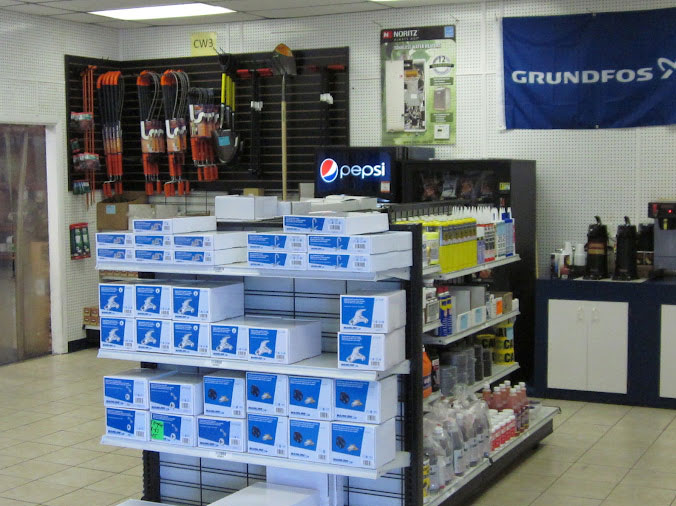 Interior image of plumbing supplies at Hughes Supply Datona