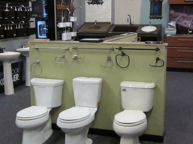 Toilets in the Hughes Daytona PLumbing Wholesaler