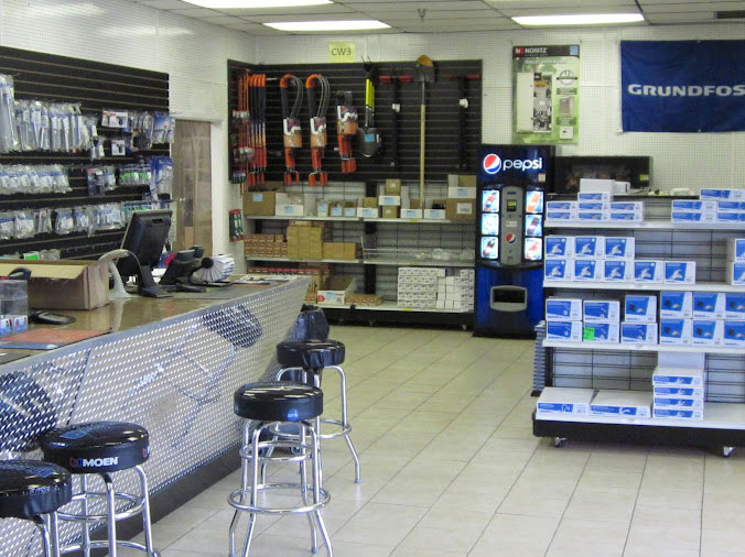Hughes Plumbing Supply contractor service counter